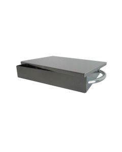 ESTOJO DE INOX GRANDE C/PUXADOR  145X230X40MM  HK-EG HOT KILN