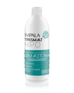 REMOVEDOR DE ESMALTE SEM ACETONA NOVO TIRESMALT HIPO 500ml 00001008 IMPALA