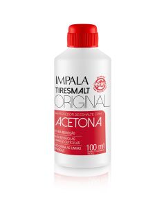 REMOVEDOR DE ESMALTE COM ACETONA NOVO TIRESMALT ORIGINAL 100ml 00001001 IMPALA