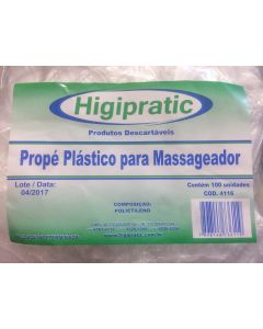 PROPE PLASTICO PARA MASSAGEADOR c/100 un 4116 HIGIPRATIC